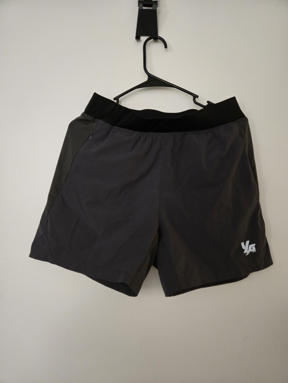 YoungLA Black Performance Training Gym Shorts Men’s